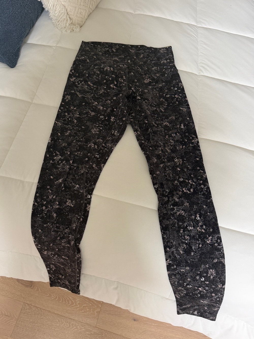 Lululemon Black Floral Align Leggings